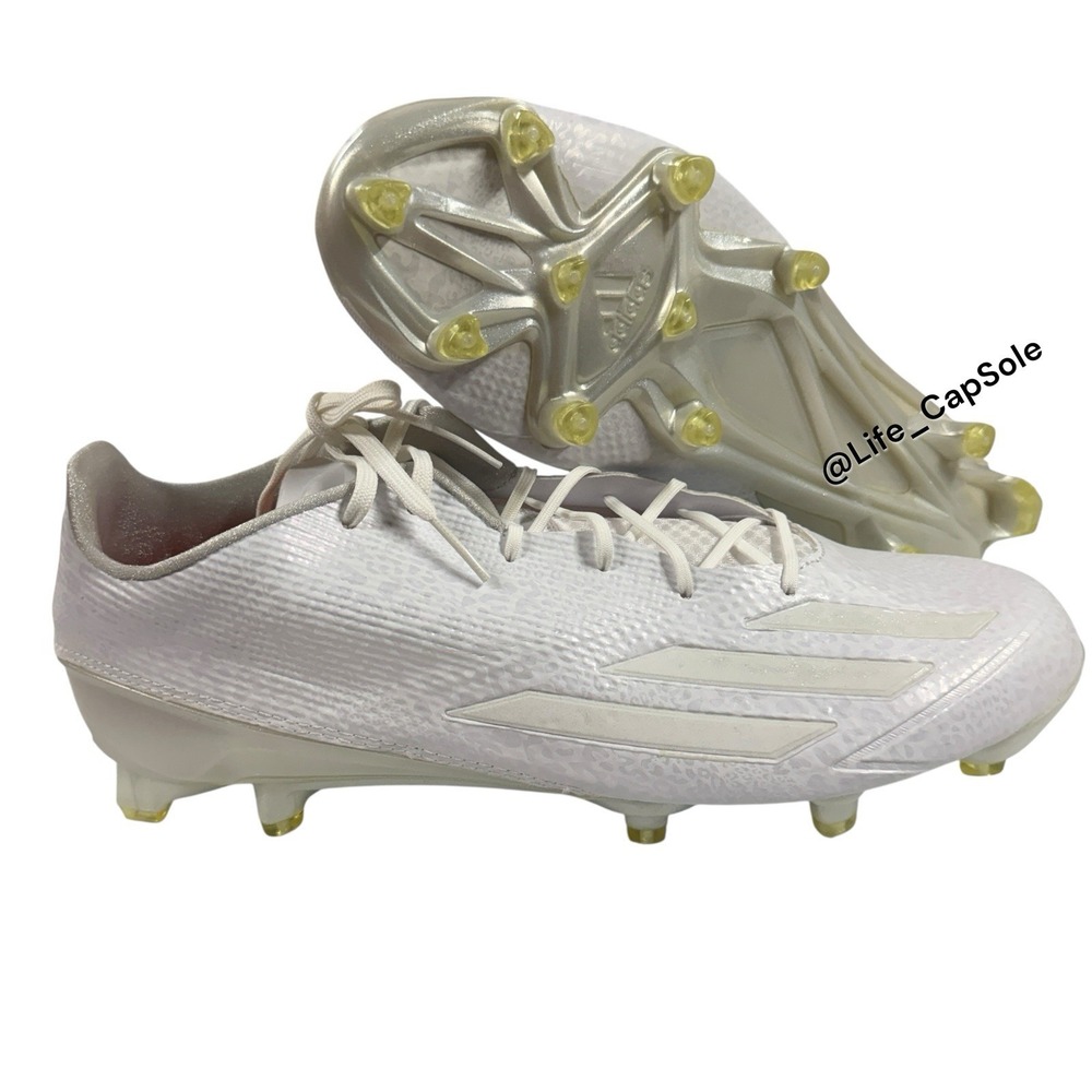 Size 15 Adidas Adizero 5-Star 5.0 TD Low Football Cleats US Mens White Q16063